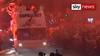 Sergio Ramos Drops Trophy After Real Madrid Win Spanish Cup [upl. by Eloci504]