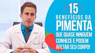 15 BENEFÍCIOS DA PIMENTA QUE AFETAM SEU CORPO [upl. by Hogarth]