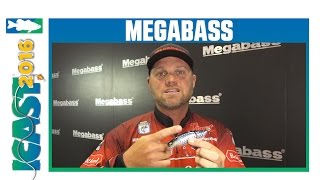 Megabass iLoud Propbait with Tackle Warehouse Pro Luke Clausen  ICAST 2016 [upl. by Ahsemad]