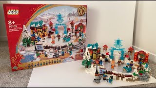 LEGO 2022 Chinese New Year set 80109 Lunar New Year Ice Festival REVIEW [upl. by Oicanata]