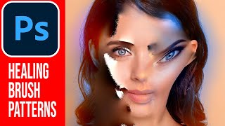 Photoshop Tutorial  Healing Brush Hidden Features For Beginners  Apply Patterns [upl. by Asiel]