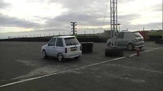 Vauxhall Nova vs Ford Fiesta Crail Raceway 2010 [upl. by Tap]