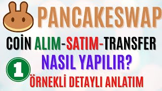 PANCAKESWAP NASIL COİN ALINIR  SATILIR PANCAKESWAP BORSASI NASIL KULLANILIR [upl. by Nwahsyd]