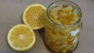 Lămâie cu miere quotBorcanul cu sănătatequot лимон с медом Zitrone mit Honig lemon with honey [upl. by Yrrej]