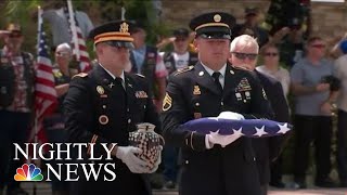 1500 People Attend Funeral For Veteran Who Had No Family  NBC Nightly News [upl. by Adiene]