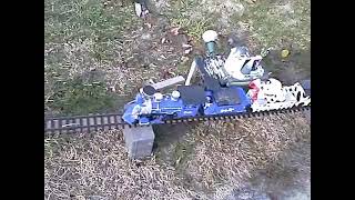 101 Dalmatians train G Scale Outdoor X mas Train [upl. by Bridgid]