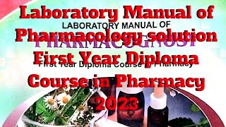 Laboratory Manual of Pharmacognosy Experiment Solution First Year Diploma Course in Pharmacy [upl. by Noemi]