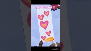 Bookmark design🤗easy bookmark making shorts shortvideo viralshorts [upl. by Otnas]