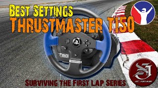 Best Force Feedback Settings Thrustmaster T150  iRacing [upl. by Aoket]