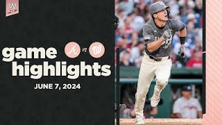 Braves vs Nationals Game Highlights 6724  MLB Highlights [upl. by Melissa247]