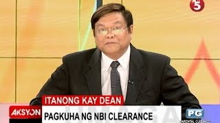 Itanong kay Dean  Pagkuha ng NBI clearance [upl. by Russo]