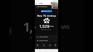 PAWS  New telegram Airdrop 💥💥💥 [upl. by Lellih634]