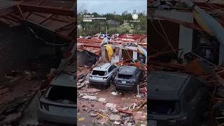 EF3 Tornado Leaves Heavy Damage in Oklahoma [upl. by Willock]