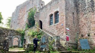 Hike to Nanstein Castle in Landstuhl Germany [upl. by Nailij754]