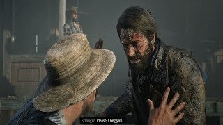 Red Dead Redemption 2  Epic Bar Fight amp Tommy Boss Battle PS4 Pro [upl. by Pompei]