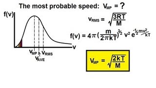 Physics 32 Kinetic Theory of a Gas 7 of 10 The Maxwell Boltzmann Distribution [upl. by Anedal]