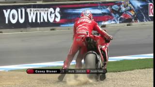 Moto Gp Laguna Seca 2008 Rossi Vs Stoner [upl. by Parthen]