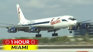 1 Hour of Plane Spotting at MIAMI 1997 [upl. by Ralston]