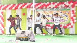 BOYS DANCE PERFORMANCEdance for Telugu Mix From Govt Jr college Dhummgudem [upl. by Mobley]