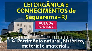 Aula 04  Conhecimentos sobre o Município de Saquarema  Patrimônio natural parte 2 de 2 [upl. by Taryn]