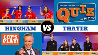 High School Quiz Show  Hingham vs Thayer 904 [upl. by Gleich]