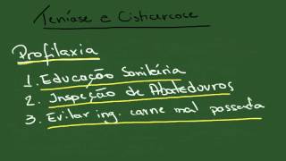 Teníase e Cisticercose  Resumo  Parasitologia [upl. by Nairam]