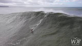 Nazare biggest waves yet in 2019 Big waves surfing wipeouts drone 4k [upl. by Specht]