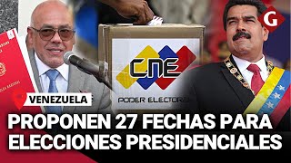 ELECCIONES VENEZUELA 2024🇻🇪 CONGRESO propone 27 POSIBLES FECHAS para COMICIOS  Gestión [upl. by Posner]