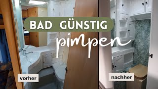 Günstig pimpen  Badrenovierung im Wohnwagen Ep 5 [upl. by Marola469]