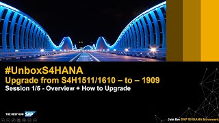 S4HANA Upgrade 01  Overview  How to Upgrade [upl. by Arreip]