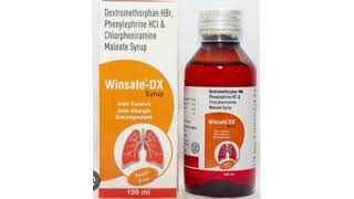 Winsafe DX Syrup Dextromethorphan HBr Phenylephrine HCI amp Chlorpheniramine Maleate Syrup [upl. by Giah]