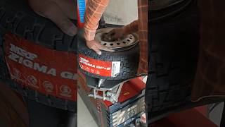 Mahindr xuv 300  20565R16 MRF ZIGMA GP S Tyre fitting shorts mahindra tranding [upl. by Uht]