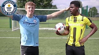 Beating WROETOSHAW Football Challenge World RECORD with ChrisMD [upl. by Kera]