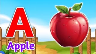 ABC Kids Learning Song A for Apple B for Ball  Kids Phonics Song  abclearningsongs [upl. by Ilegna]