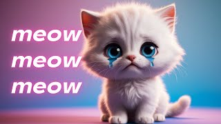 meow meow sad song  a cat singing 🥺💔 [upl. by Rizzi]