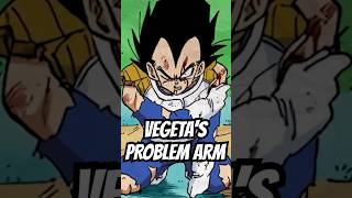 Why Vegeta ALWAYS Holds his Left Arm dragonball dbz goku [upl. by Ayikin]