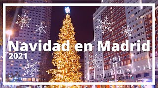 Ven a VISITAR la NAVIDAD en MADRID 202122  4K [upl. by Omle]