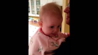 Baby Infant with Barking Croup Stridor Shortness of Breath [upl. by Damalis261]