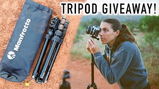 Manfrotto Tripod Giveaway amp a Film Photography Project in Sedona Arizona with Kodak UltraMax 400 [upl. by Cralg475]