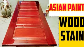 Wood Colour Maching Wood Stainer Asian Paint Red brown [upl. by Huntlee]