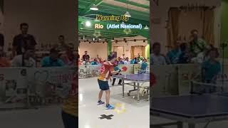 Warming Up Rio Atlet Nasional rio pingpong tenismeja youtubeshorts harmonitabletennis1310 [upl. by Iramohs]