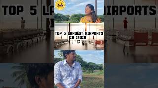 Top 5 large Airports Land area in India BWT biscuitswithtea tamil airport india hyderabad [upl. by Villiers]