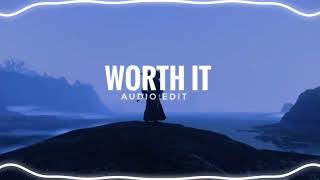 WORTH IT Audio Edit 🔥🗿audioedit music worthit [upl. by Ettenahc]