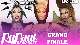 Season 16 UPTADED FINALE Heavy Spoilers  RuPauls Drag Race TOP 2 MISS CONGENIALITY ETC [upl. by Anastos]