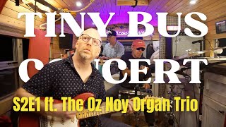 The Oz Noy Organ Trio play Cissy Strut on a tiny bus [upl. by Aitra635]