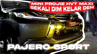 PAJERO SPORT PASANG MINI PROJIE HVT MAXI DAN REPAIR DRL❗️ [upl. by Odrareve363]