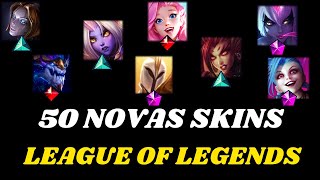 Todas as 50 Novas Skins do League of Legends [upl. by Nairod]