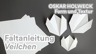 OskarHolweck  Faltanleitung Veilchen [upl. by Ladnyc408]