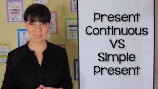 DIFERENCIA ENTRE PRESENTE SIMPLE Y PRESENTE CONTINUO EN INGLÉS [upl. by Nevram]