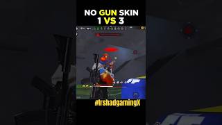 Ajju bhai 😈1 vs 3 without gun skin😱totalgaming freefire gaming trending [upl. by Welles]